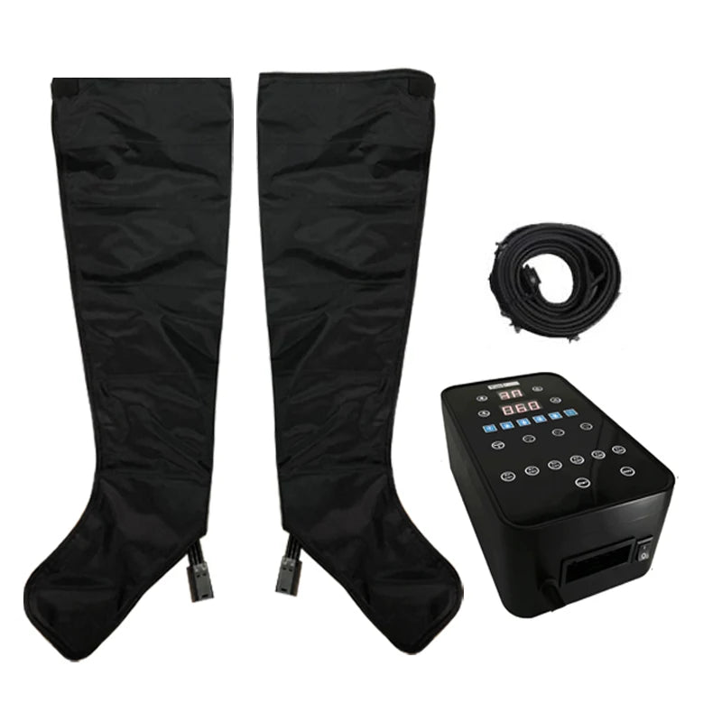 Presoterapia Air Compression Leg Massager Wraps – 6-Chamber Foot & Calf Therapy with LCD - Image 2