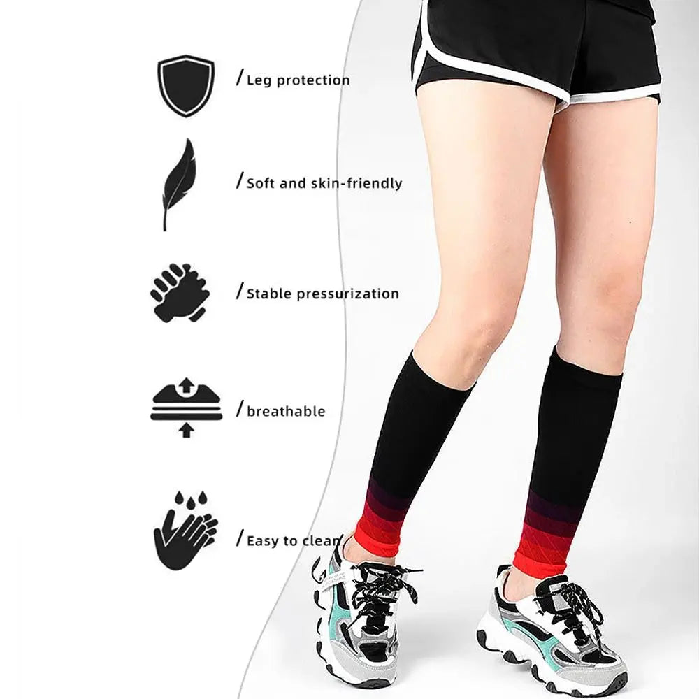 1 Pair Calf Compression Sleeves – 20–30mmHg Support for Running, Shin Splints & Fatigue Relief - Image 5
