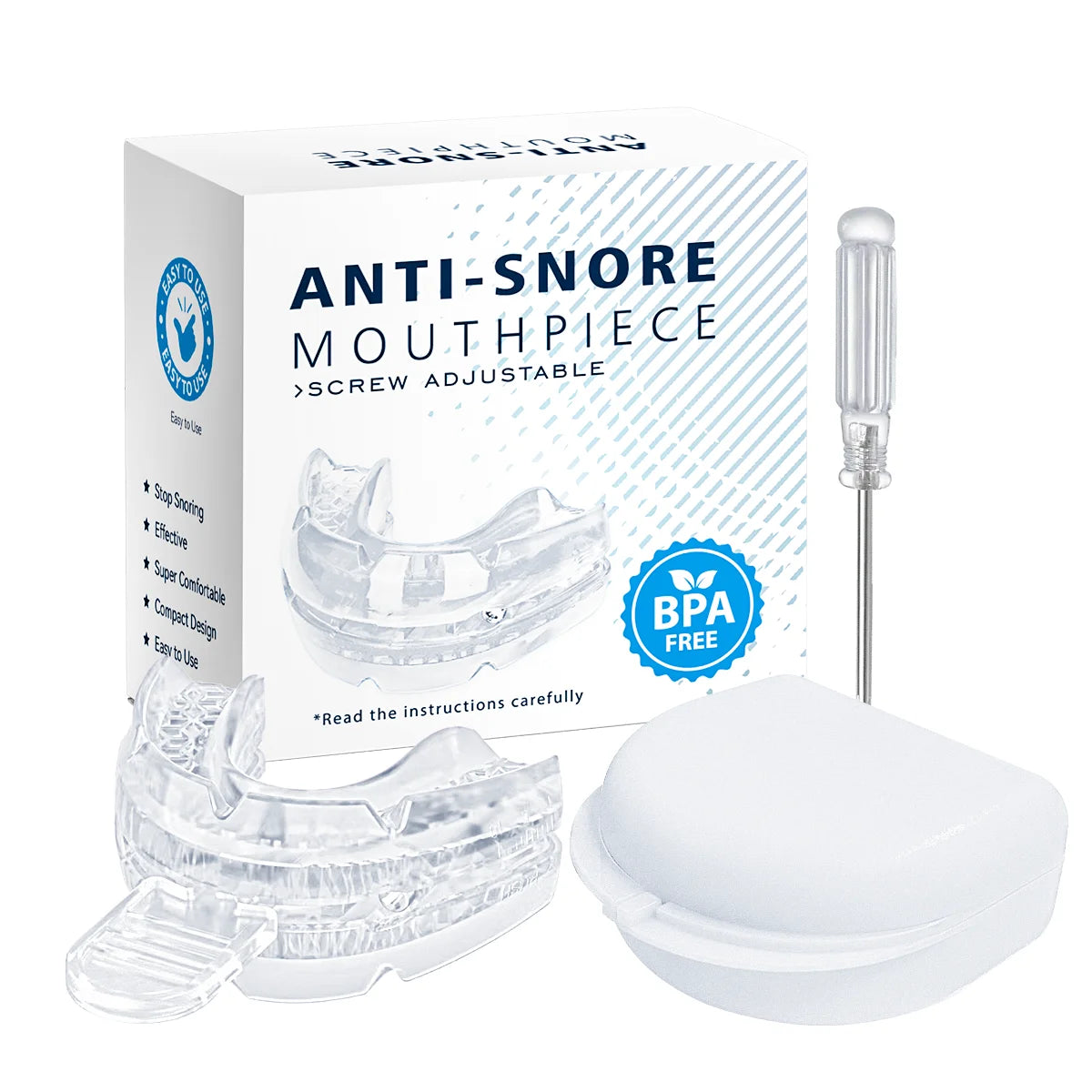2025 New Adjustable Anti-Snoring Mouth Guard – Sleep Aid for Snoring & Bruxism Relief - Image 8