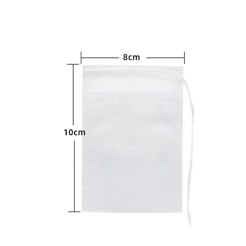 Disposable Tea Filter Bags – Non-Woven Fabric Empty Tea Bags with String & Heat Seal - Image 12