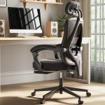 Dowinx Ergonomic Mesh Office Chair – Pocket Spring Seat with Adjustable Lumbar & Headrest