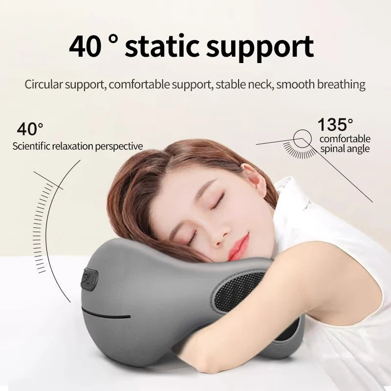 Multifunction U-Shaped Neck Pillow – Soft Slow Rebound Travel Pillow with Massage Support