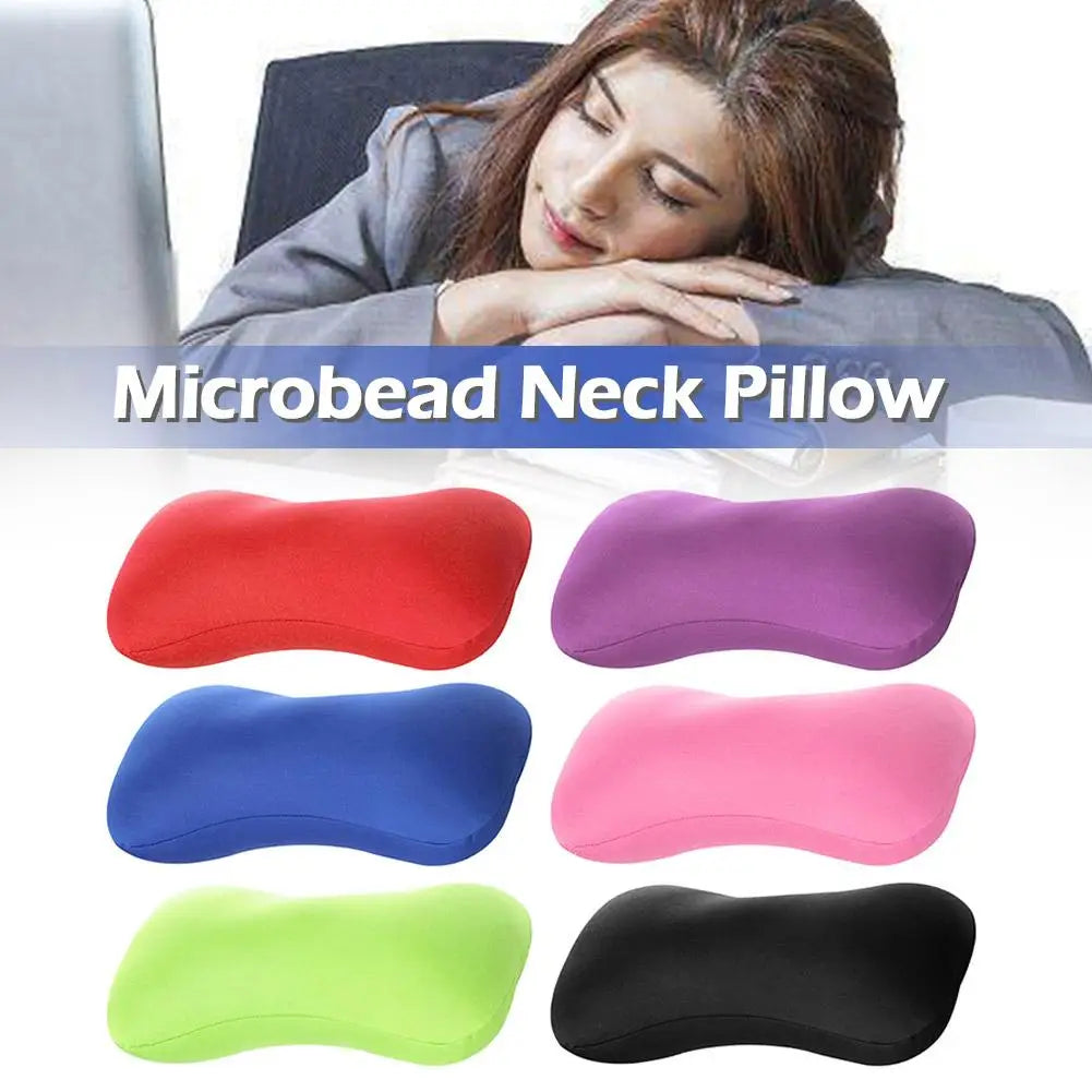 Microbead Bolster Tube Pillow – Neck & Head Support Cushion for Sleep, Travel & Home Use - Image 5