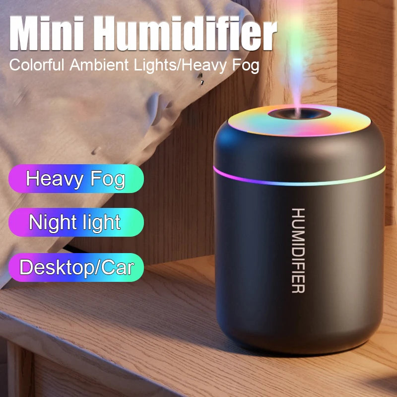 Mini USB Air Humidifier &Aroma Diffuser