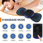 1PC Smart Mini Neck Massager Sticker – USB Rechargeable Portable Shoulder & Neck Massager