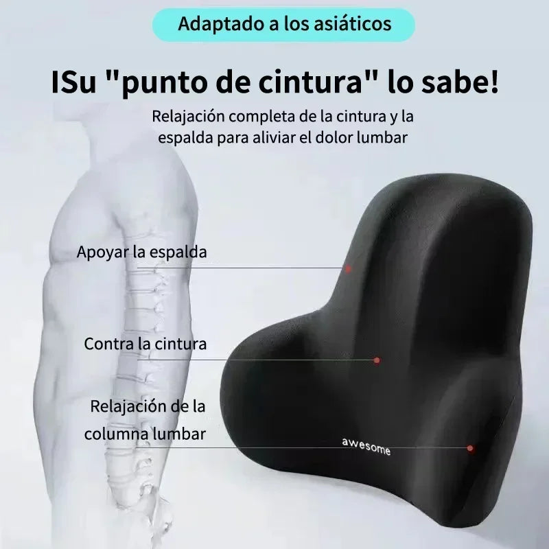 Orthopedic Lumbar Pillow – Memory Foam Back Support Cushion - Image 3