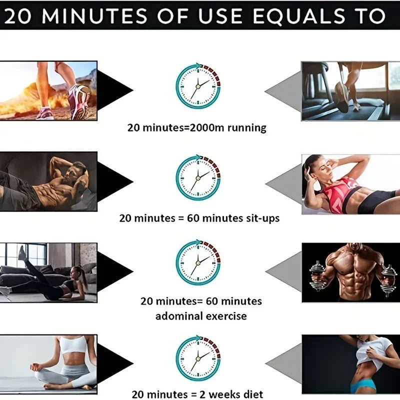 USB Rechargeable EMS Muscle Stimulator – 3-in-1 Smart Wireless Trainer - Image 5