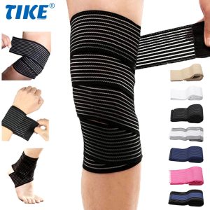 TIKE Elastic Breathable Support Wrap – Compression Bandage Strap for Ankle, Knee, Elbow, Wrist & Hand
