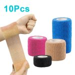 10 Rolls Athletic Wrap Tape – Self-Adhesive Elastic Bandage for Sports & Tattoo Care