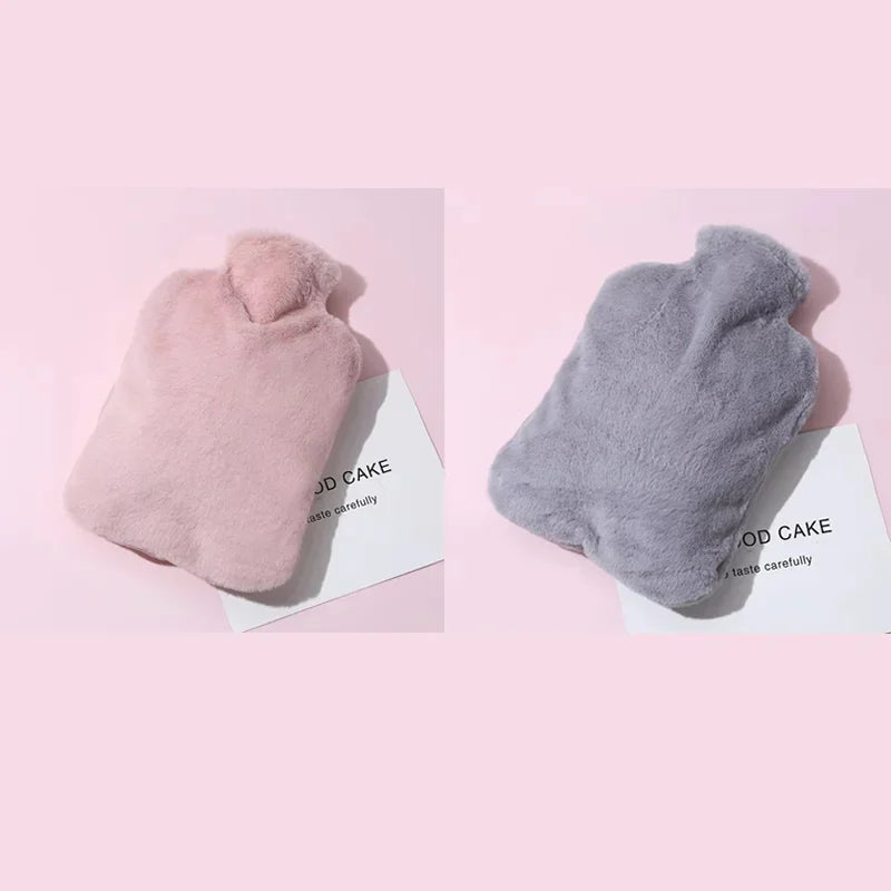Winter Hot Water Bottle 1L/2L – Plush Foot Warmer & Belly Warmer Bag - Image 7