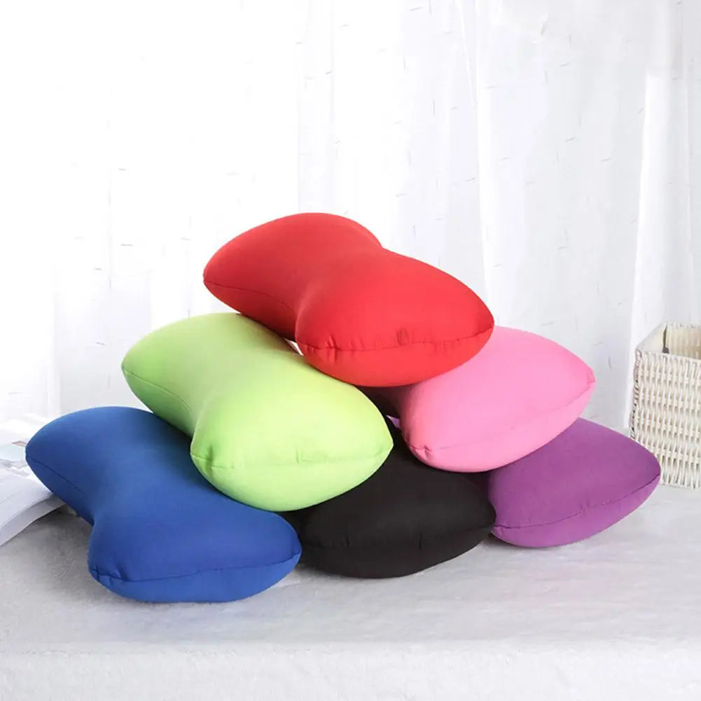 Microbead Bolster Tube Pillow – Neck & Head Support Cushion for Sleep, Travel & Home Use - Image 4