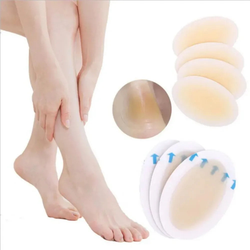 10Pcs/Set Gel Heel Protector – Adhesive Blister Pads & Foot Care Patches - Image 2