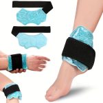 Ankle Foot Ice Pack Wrap – Reusable Gel Bead Pad for Injury & Pain Relief