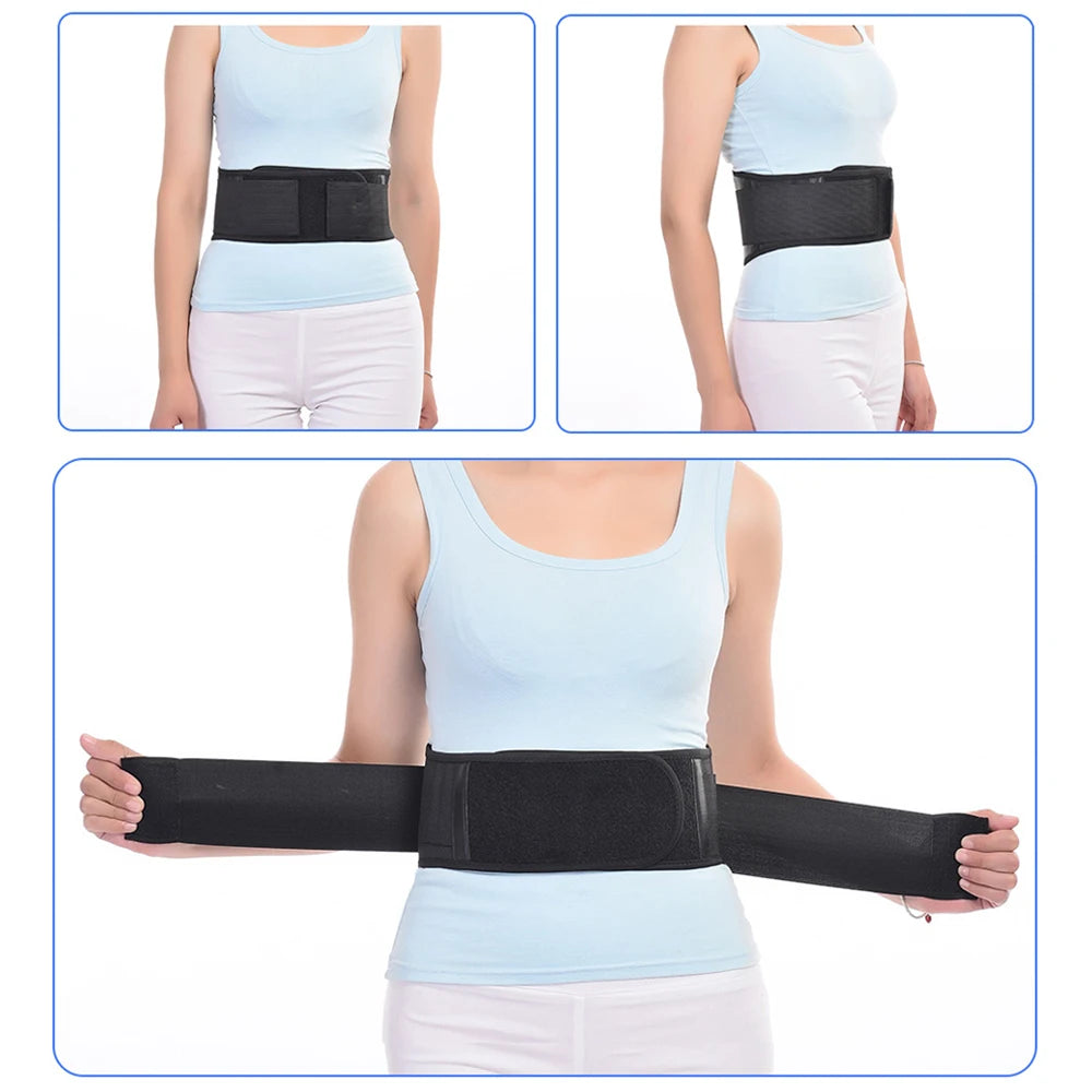 Tcare Tourmaline Self-Heating Back Support Belt – Adjustable Magnetic Therapy Waist Brace - Image 6