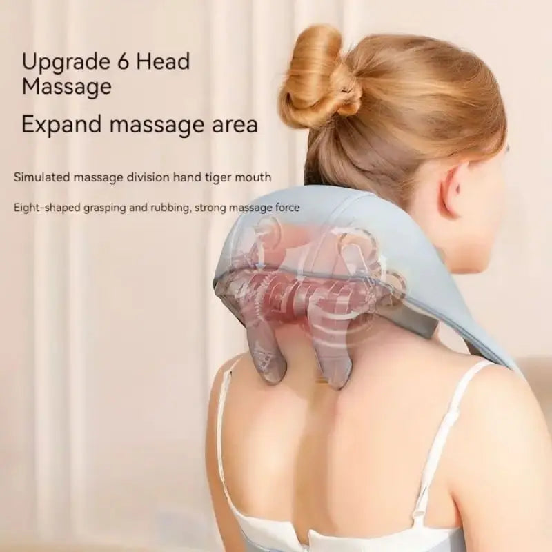 Wireless Electric Neck & Back Massager - Image 2