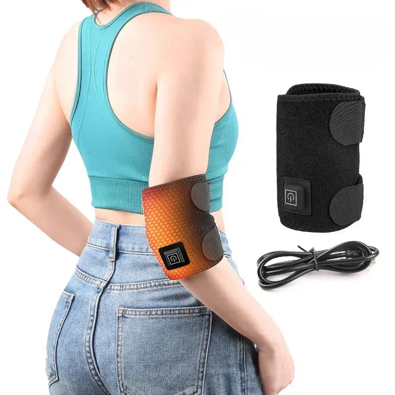 Electric Heated Knee & Joint Massager – Adjustable Hot Compress Brace - Image 4