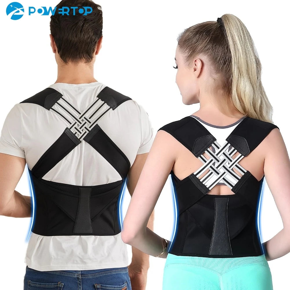 Adjustable Back Brace Posture Corrector for Men and Women