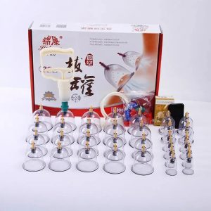 32-Piece Professional Vacuum Cupping Set – Full-Body Massage & Detox Therapy