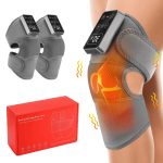 Electric Knee Massager with Heat Therapy and Adjustable Vibration