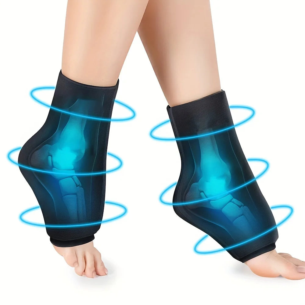 Ankle Ice Pack Wrap – Stretchable Cold Compress for Injury & Pain Relief