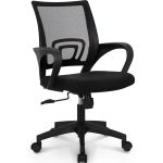 Ergonomic Mid-Back Mesh Office Chair – Adjustable Swivel Desk Chair with Lumbar Support