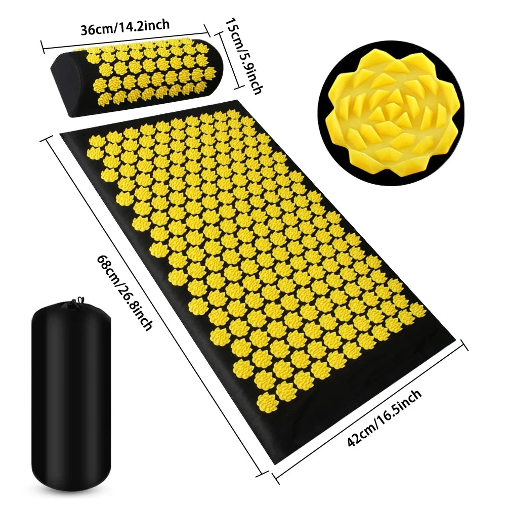 Acupressure Yoga Mat & Kuznetsov Applicator - Image 3