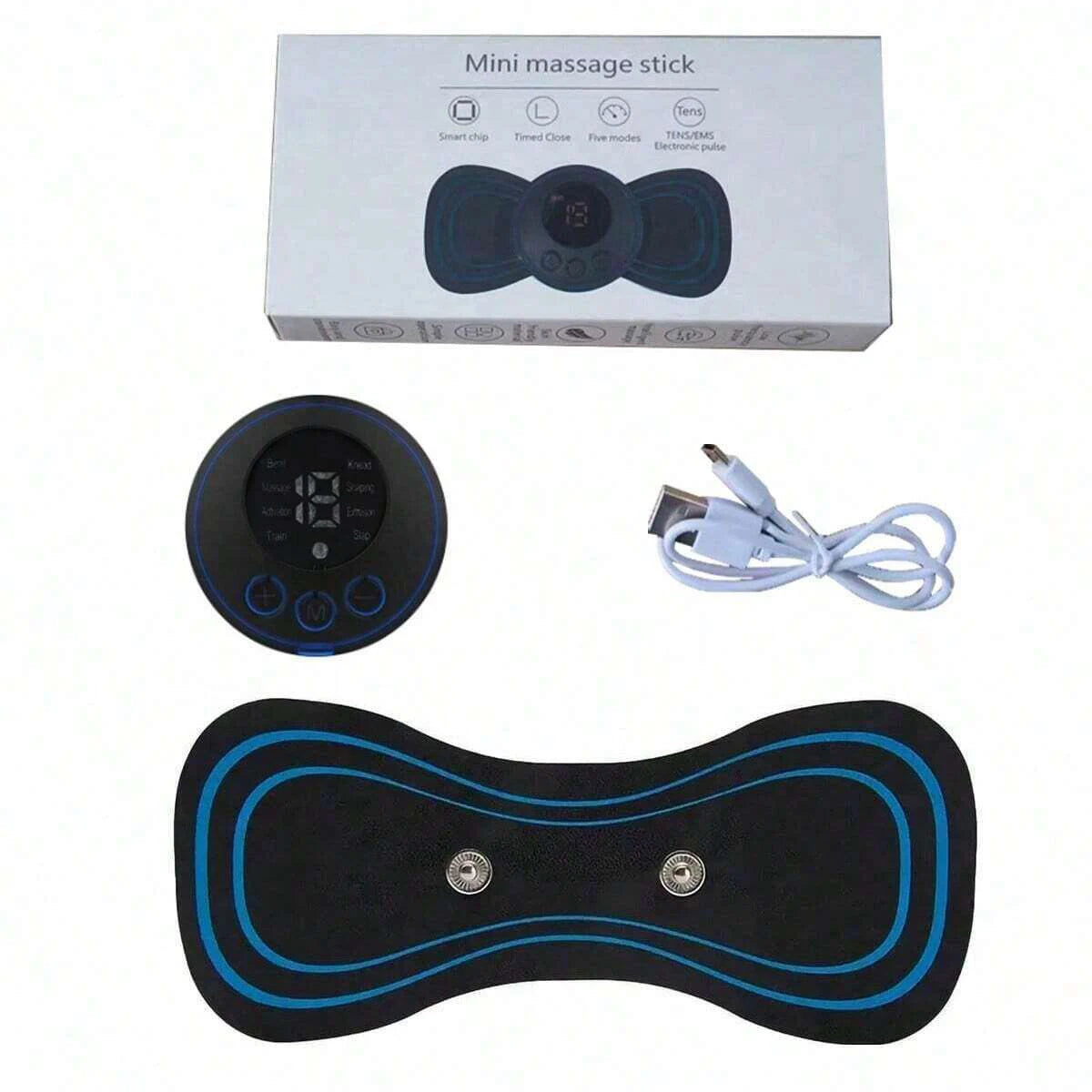1PC Smart Mini Neck Massager Sticker – USB Rechargeable Portable Shoulder & Neck Massager - Image 6