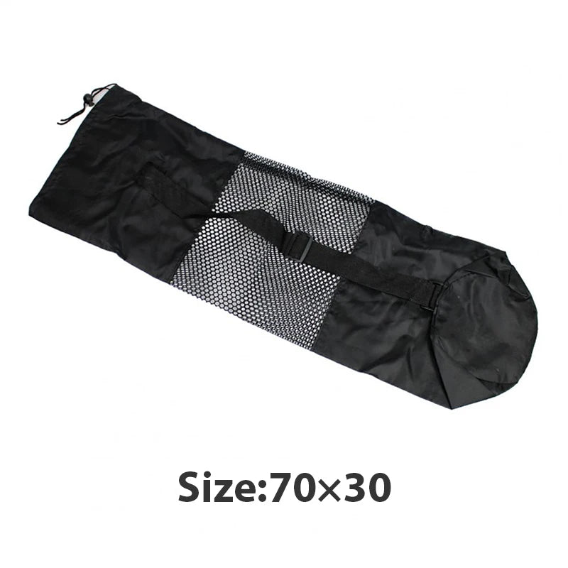 Portable Yoga Mat Bag – Breathable Sports Carry Bag with Adjustable Shoulder Straps (Black) - Image 8