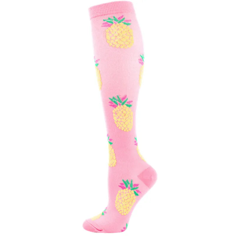 20–30mmHg Compression Socks – Pink Knee-High Stockings for Varicose Veins, Pain Relief & Circulation Support - Image 28