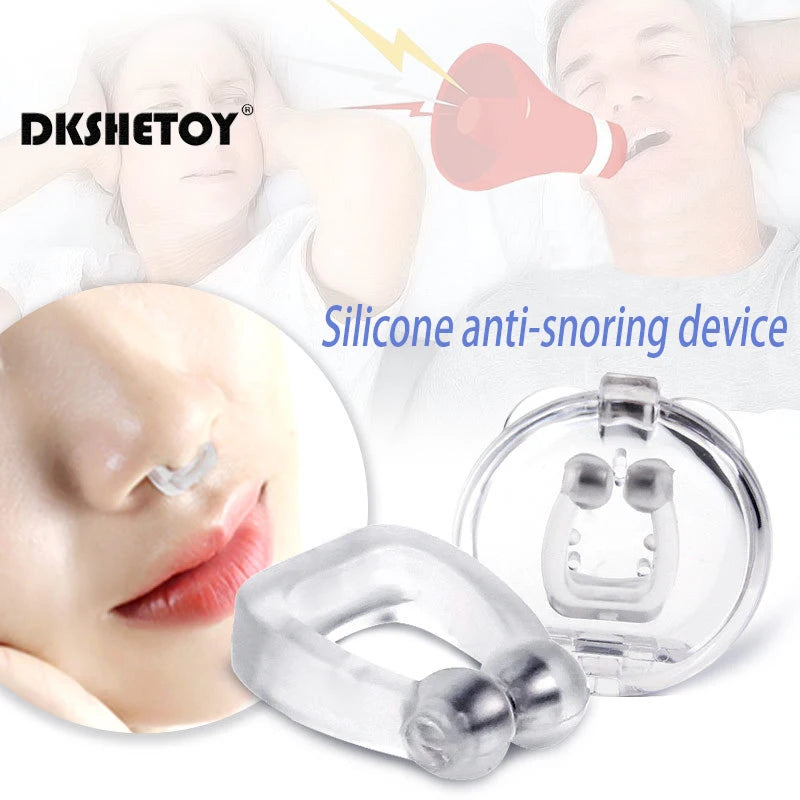 Anti Snore Silicone Nose Clip – Magnetic Snoring Relief Device with Case - Image 2