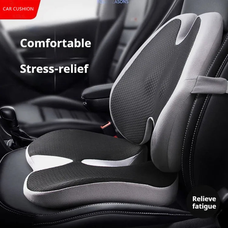 Memory Foam Seat & Back Support Pillow Set – Orthopedic Cushion for Coccyx, Hip & Lumbar Relief