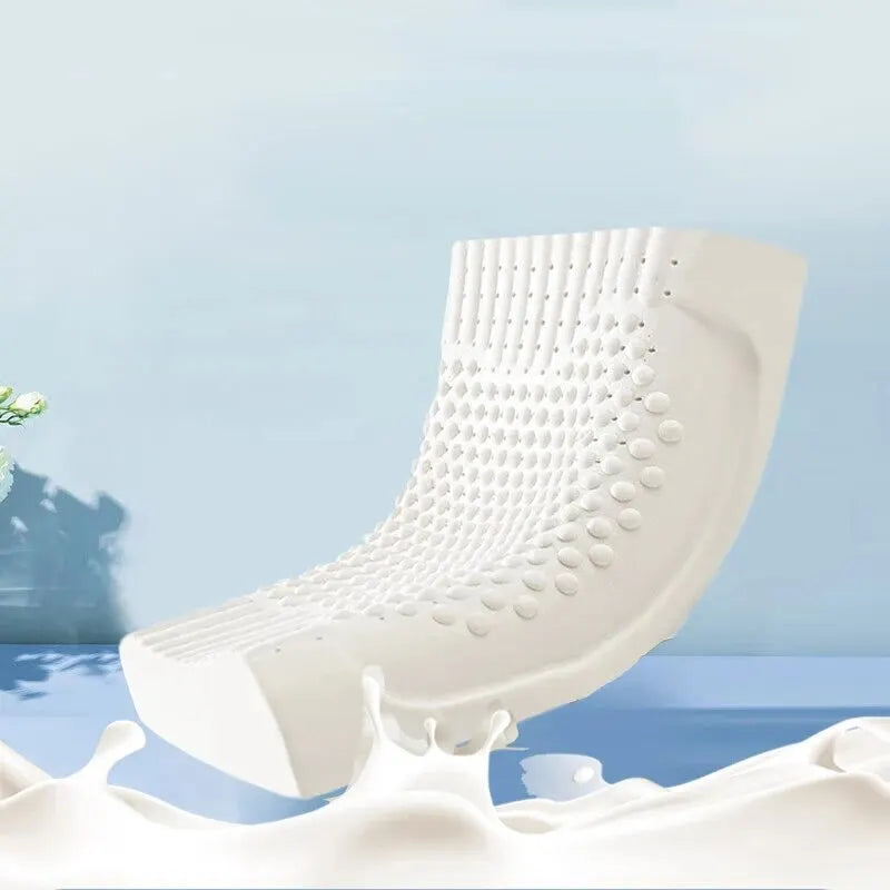 Thai Natural Latex Pillow – Cervical Memory Pillow for Adults & Home Use - Image 7