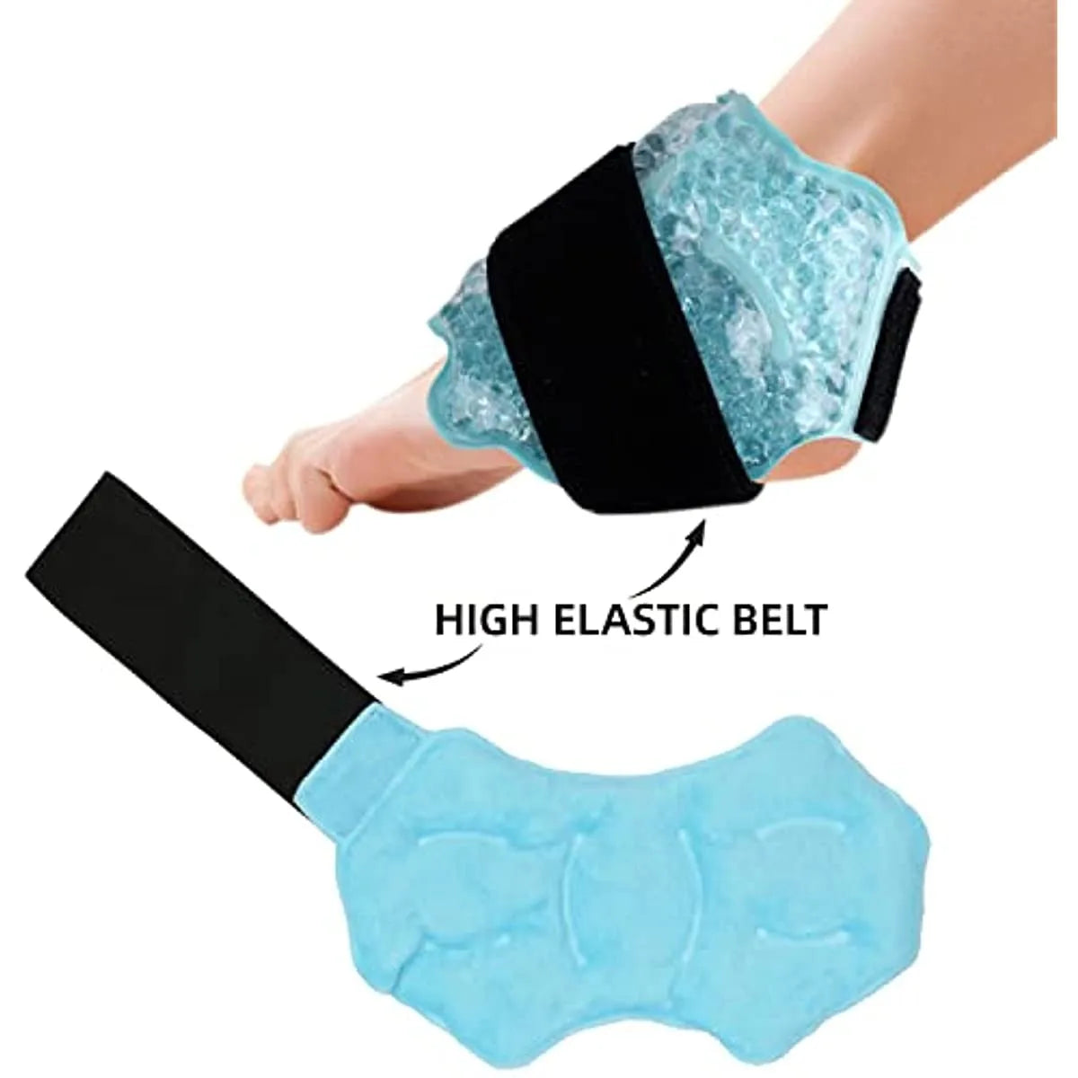 Ankle/Sports Foot Ice Pack – Hot & Cold Gel Pack with Adjustable Strap for Myofascial Relief & Foot Care - Image 4